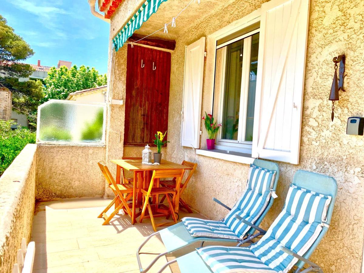 Blue Summer Vibes Apartment For 4P, Ac, Balcony, Parking, Beach At 50M, Spa Access -4 La Ciotat Luaran gambar