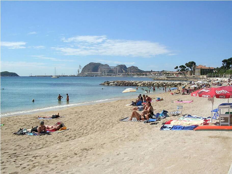 Blue Summer Vibes Apartment For 4P, Ac, Balcony, Parking, Beach At 50M, Spa Access -4 La Ciotat Luaran gambar
